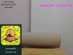 Brittisk Live show-snapchat: LoveWet9x