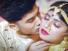 Índios recém-casados, sexo Saree Suhagraat
