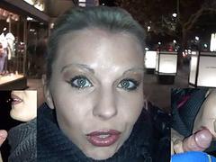 Avsugning med 2 främlingar mitt i Berlin